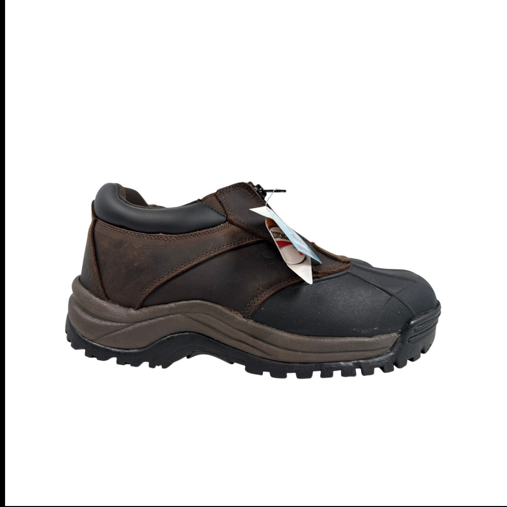 Propet Blizzard Snow Shoes Mens 11 D Waterproof Brown Leather Insulated Zipper